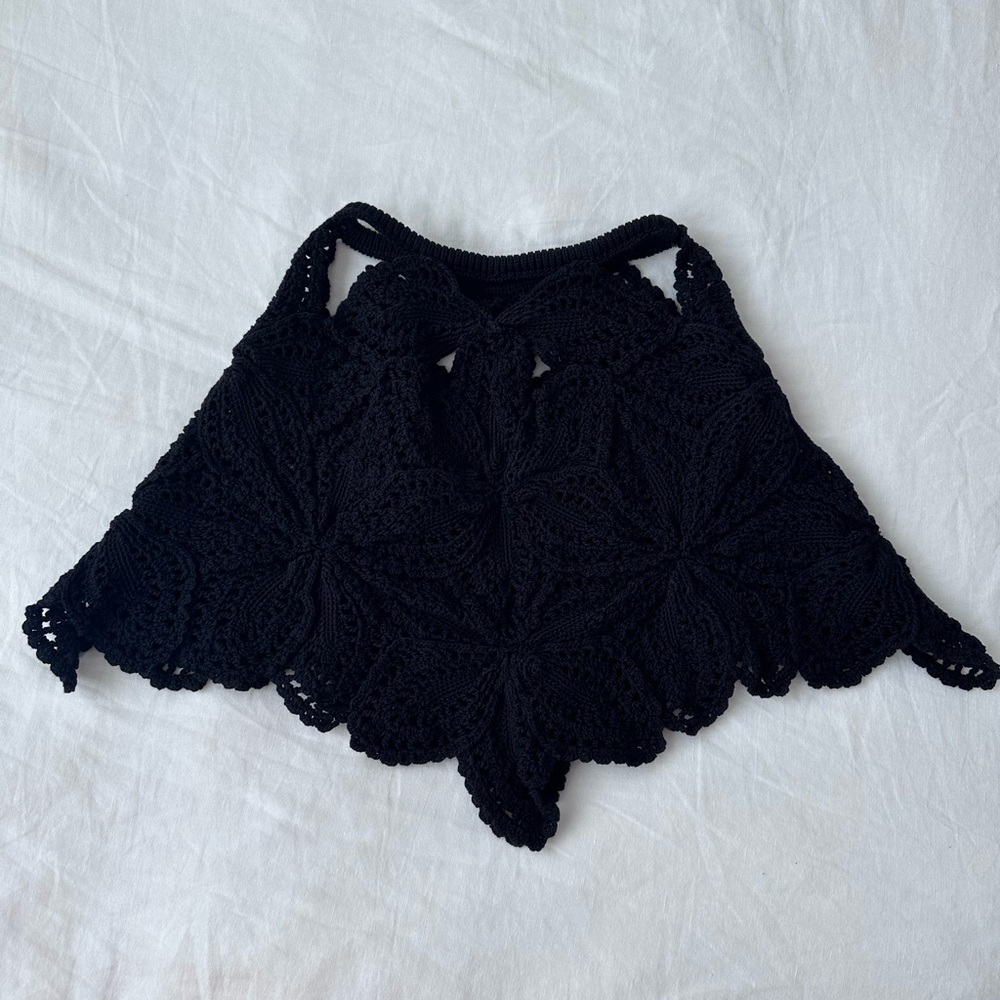 Cult Gaia Crochet Mini Skirt